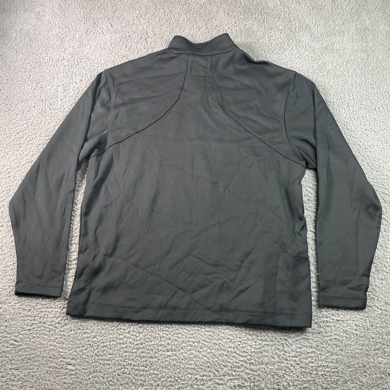 Nike Golf Sweater Mens XL 1/4 Zip Pullover Black Army Strong Long Sleeve NWT gallery