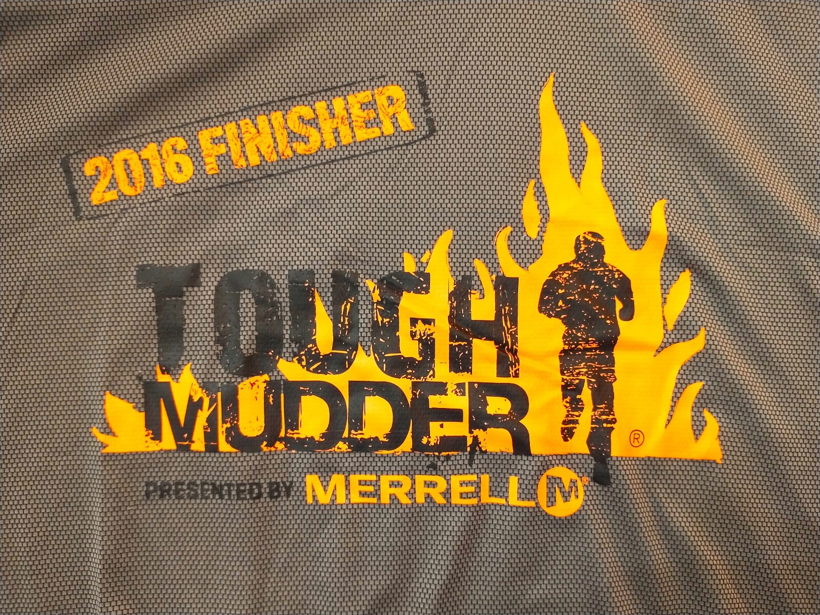 2016 Finisher Tough Mudder Select Wick Gray T Shirt By Merrell Size M gallery
