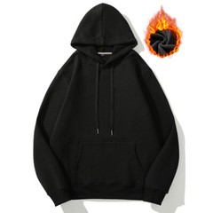 Men’s Pullover Hoodie Warm Fleece Sweatshirt Jumper Sweater Jacket Hood Pockets