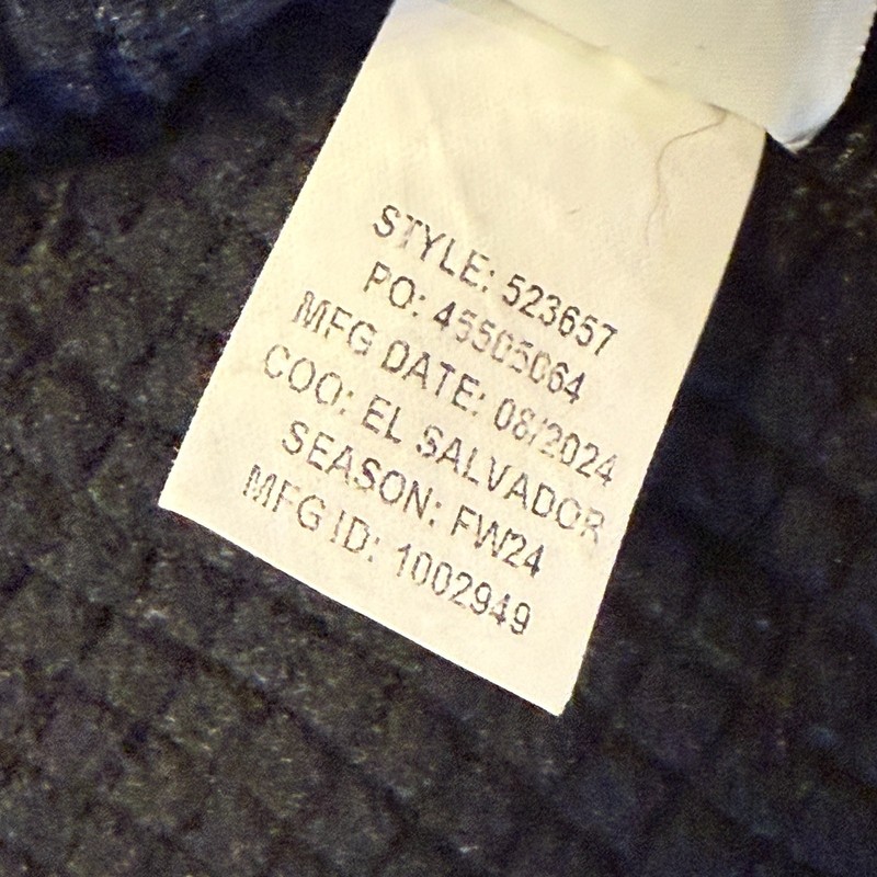 LL Bean Heavyweight Base Layer Crew Top Mens Small Black Warm 255G Weight gallery