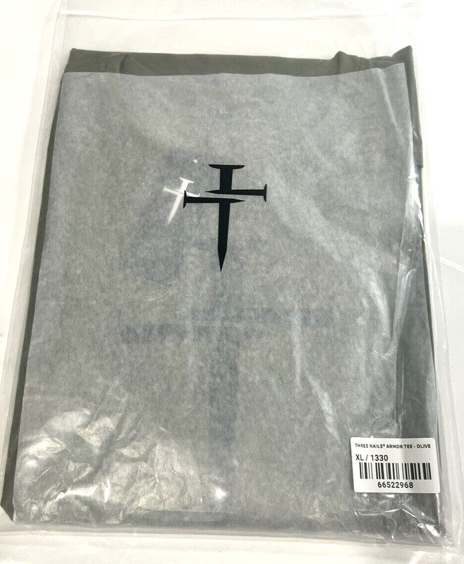 Three Nails Men's Athletic Armor Tee Olive Size XL ($36 MSRP) gallery