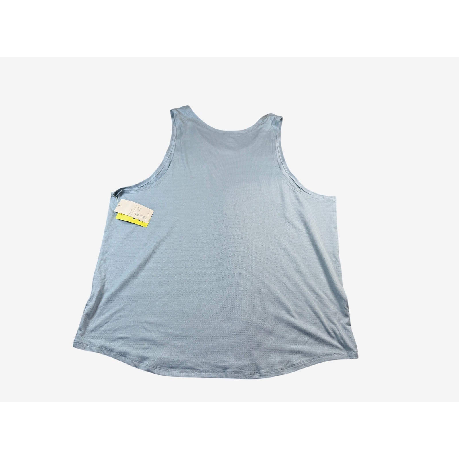 Mens XL All in Motion Mens Linear Mesh Tank Top Light Blue Moisture Wicking Gym gallery