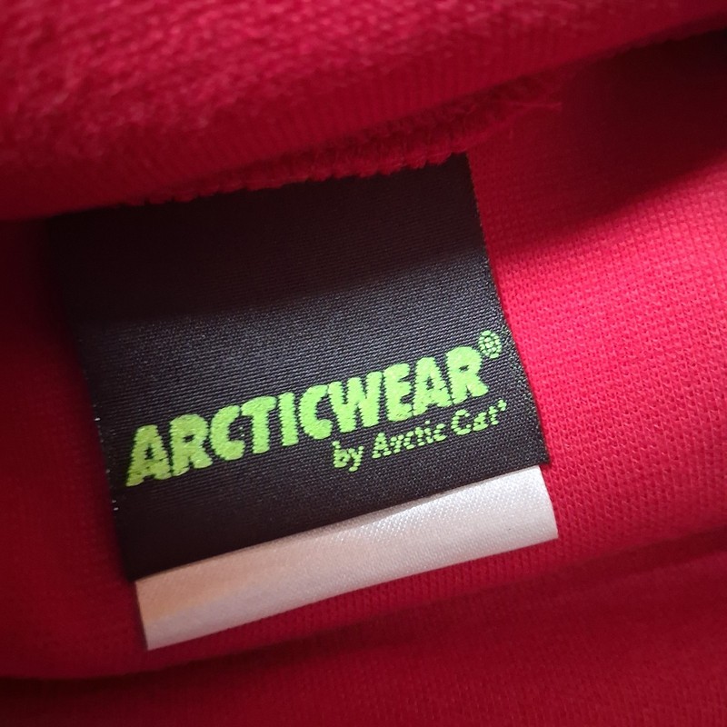 Vintage 1990s Arctic Cat Turtleneck Shirt Men M Red Snowmobile ATV Logo USA gallery