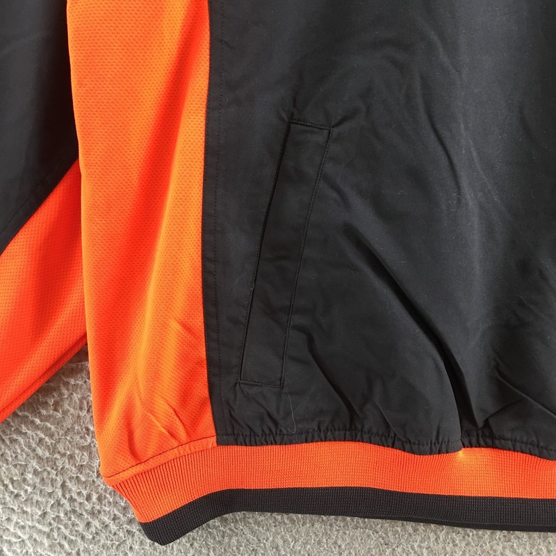 Motion Athletic Pullover Mens Small Black Sports V-Neck Long Sleeve Pullover NEW gallery
