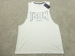 Under Armour Project Rock Tank Top “Iron Paradise” Mens 2XL Beige Tan
