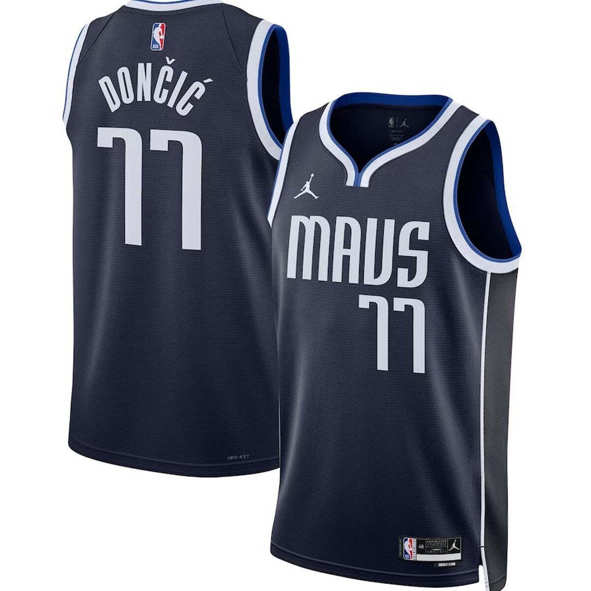 [DO9523-420] MENS NIKE NBA MAVERICKS 'DONCIC 77' 22/23 STATEMENT JERSEY gallery