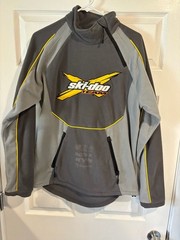 Ski-Doo Men’s Team Fleece Pullover Sweatshirt BRP 1/4 Zip Sweater Size Small