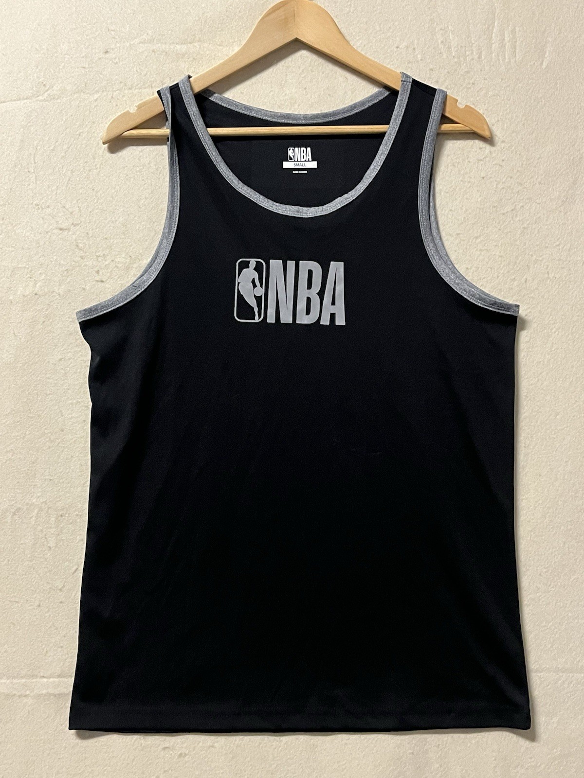 Official NBA Basketball Logo Tank Top Shirt Black Men SMALL gallery