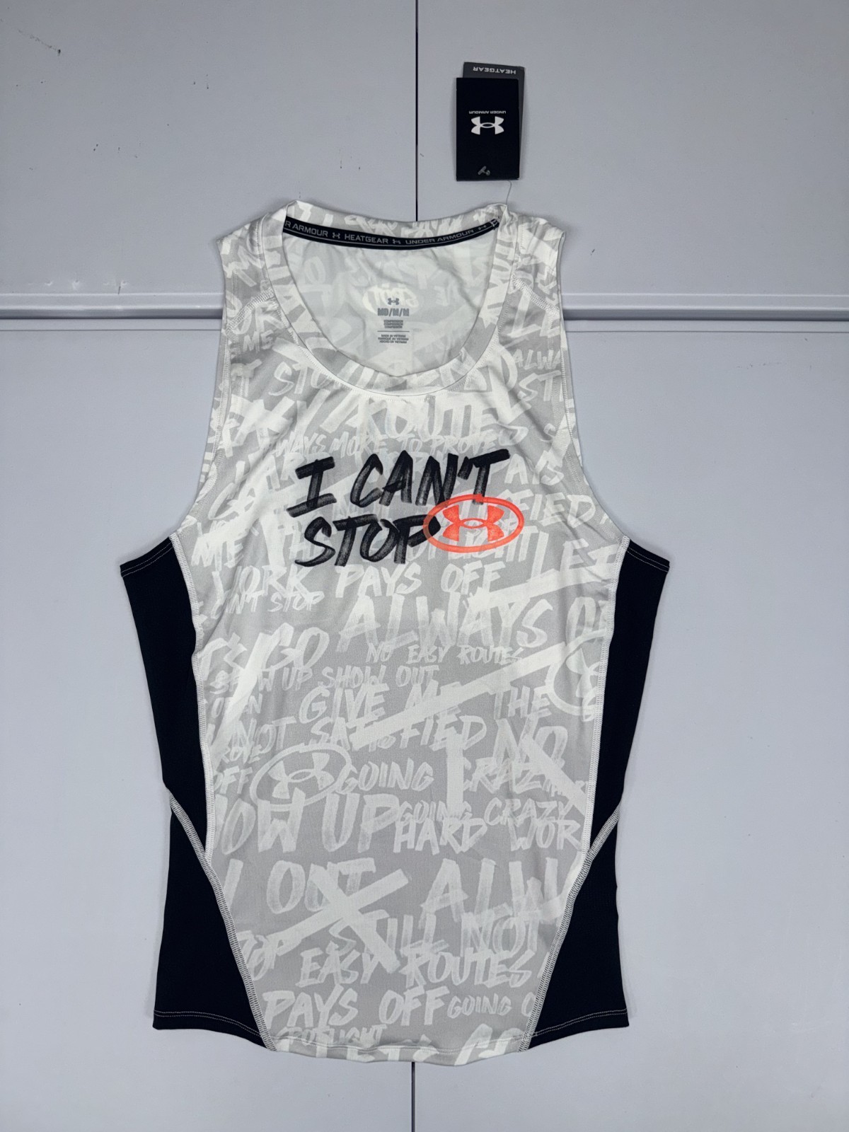 Under Armour Men's "I Can't Stop" Compression Tank Top Shirt 1384027 Pick Size gallery