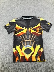 Under Armour Shirt Mens Large Gray Transformers Bumblebee Heatgear Authentic Tee