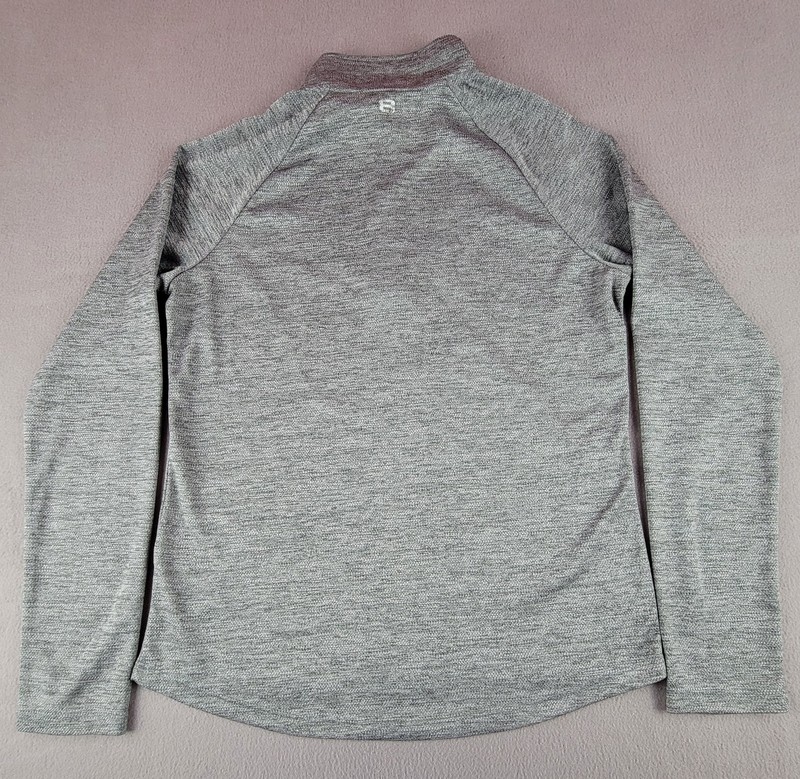 Layer 8 Quick Dry Performance Mens Small Gray 1/4 Zip Long Sleeve Athletic Shirt gallery