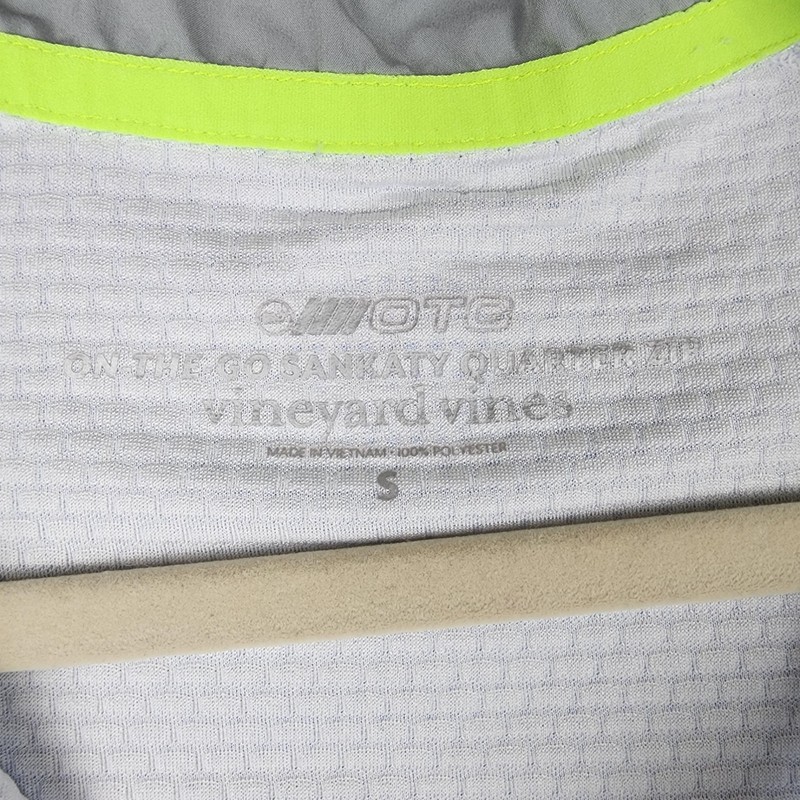 Vineyard Vines Pullover Mens Small Blue On The Go Sankaty Quarter Zip Top Golf gallery