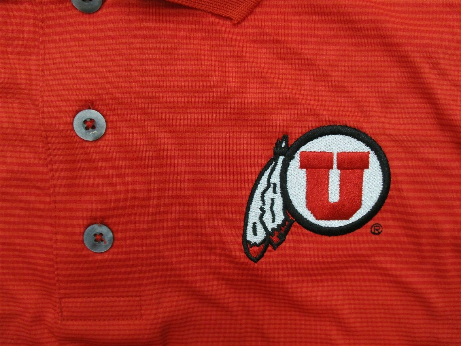 RIVALRY THREADS Polo Shirt Men's Size S Red Team New gallery