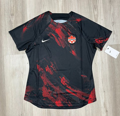 Nike Canada Women’s Pre Match Jersey Soccer World Cup Red Black Size Medium