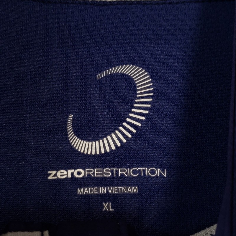 Zero Restriction 1/4 Zip Pullover Men's XL Blue Mock Neck Performance Stretch gallery
