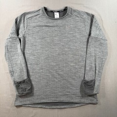 Nike Therma Sphere Element Repel Running Crew Shirt Mens Large Gray CU6083