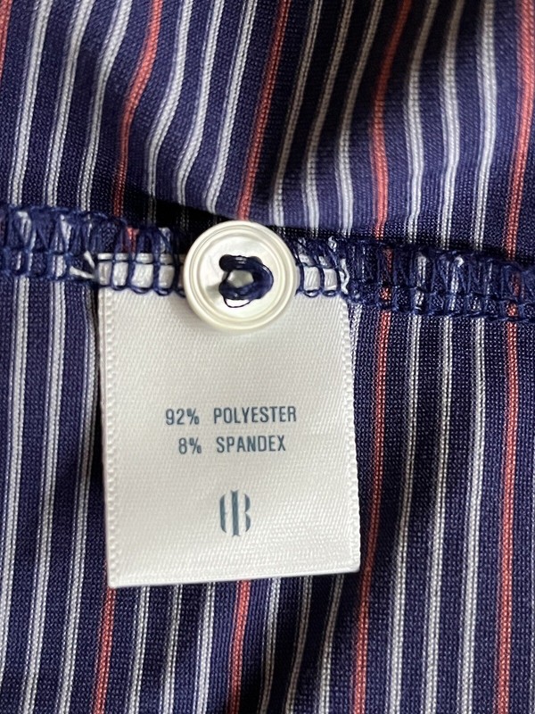 Holderness & Bourne Tailored The Sands Cavalier Striped Golf Polo Shirt Men XL gallery