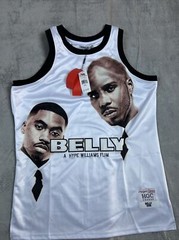 Belly 1998 3XL Movie Nas DMX Headgear Classics Basketball Jersey 3XL New XXXL