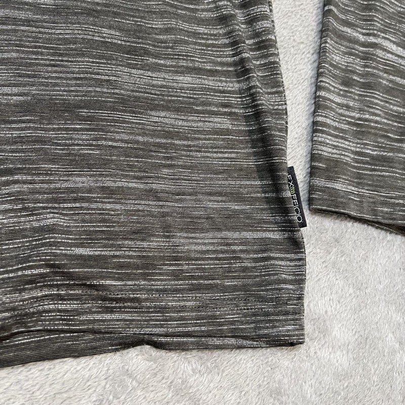 ExOfficio Henley Pullover Mens Small Gray Long Sleeve Mock Neck Hiking gallery