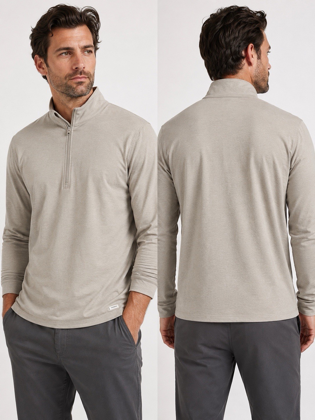 ODODOS Stratum Series Quarter Zip Pullover Men’s Small Performance Active Top gallery