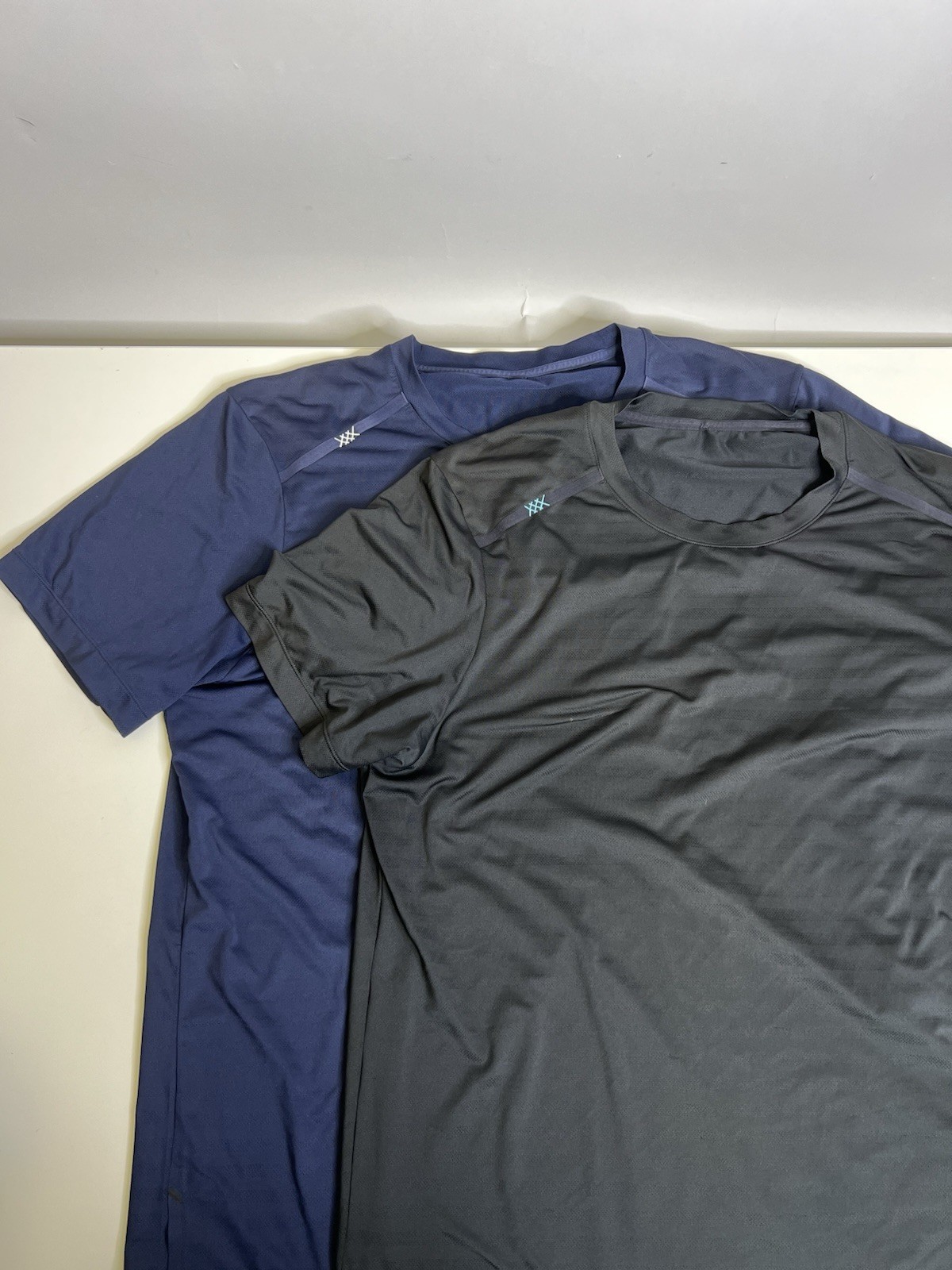 Pair of Men’s Rhone Reign Performance T-Shirt Black and Navy Blue - Size XL gallery