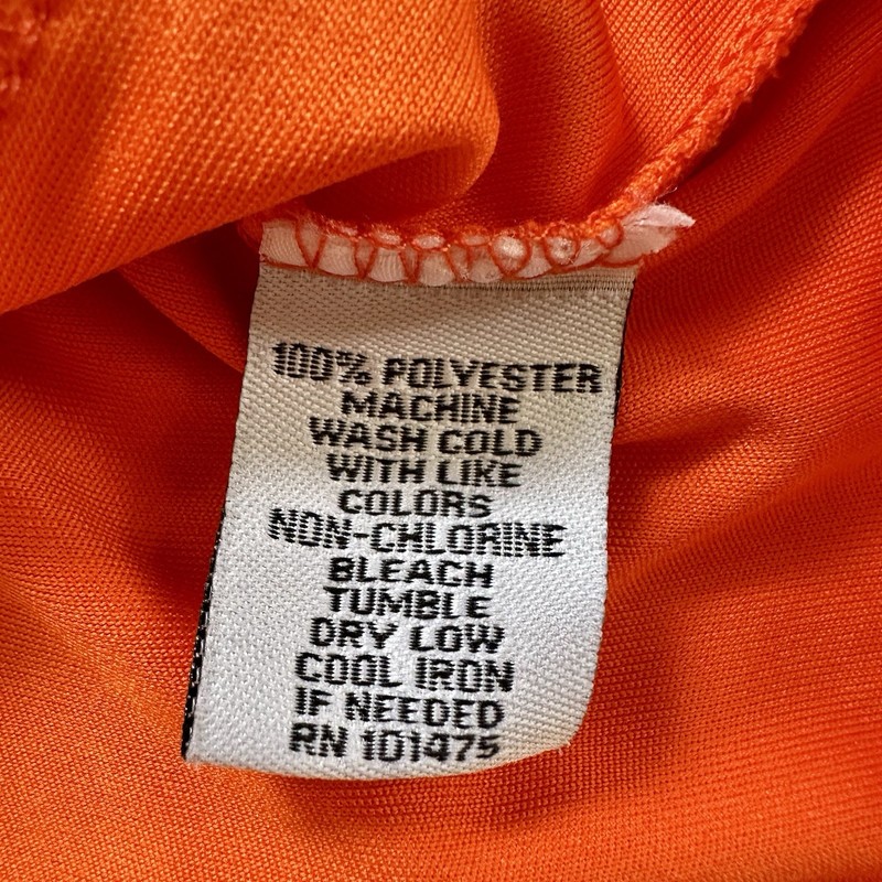 US Army Orange 1/4 Zip Performance Pullover - Men Medium - J America Sportswear gallery