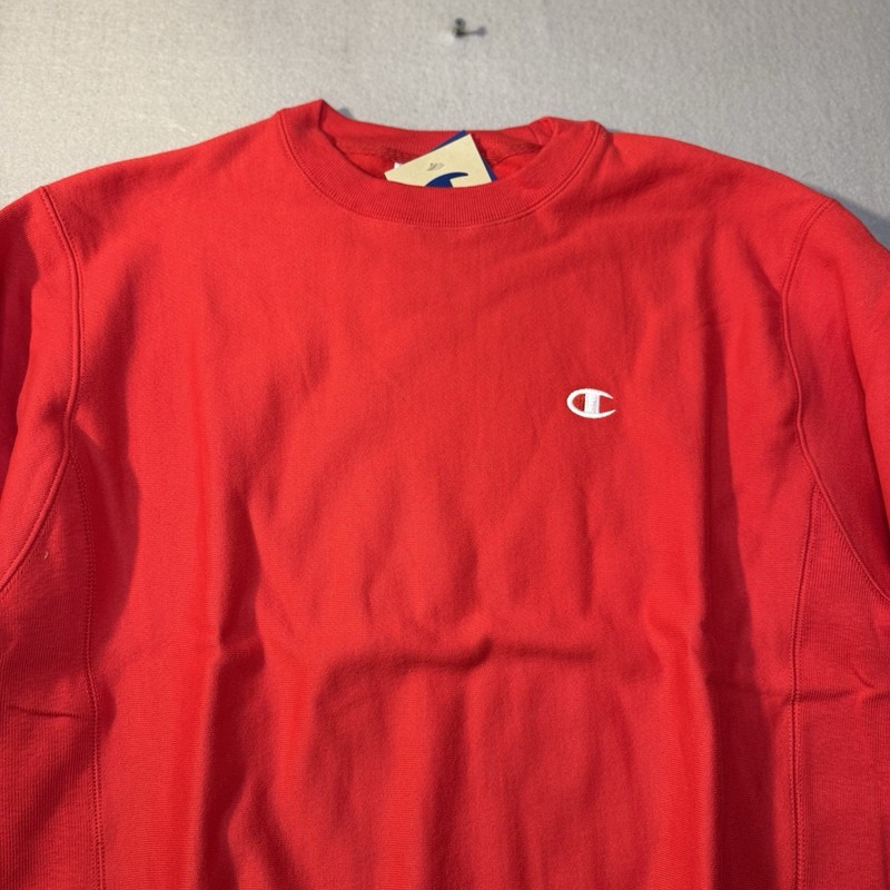 NEW MEN'S CHAMPION REVERSE WEAVE CREWNECK SWEAT TOP TEAM RED M gallery