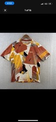 Rapha Explore Technical Shirt Mens Medium Orange Short Sleeve Cycling Athletic