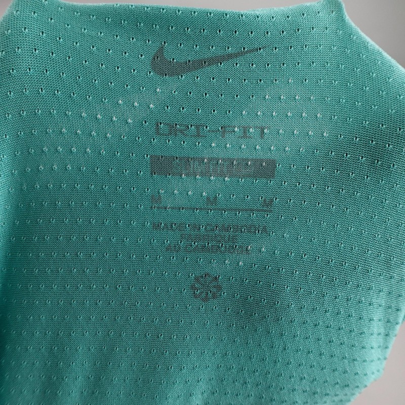 Nike Shirt Mens Small Teal Court Dri FIT Advantage Performance Tennis Athletic gallery
