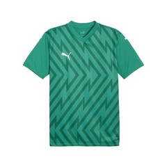 PUMA Teamglory VNeck Short Sleeve Soccer Jersey Mens Green 70574005