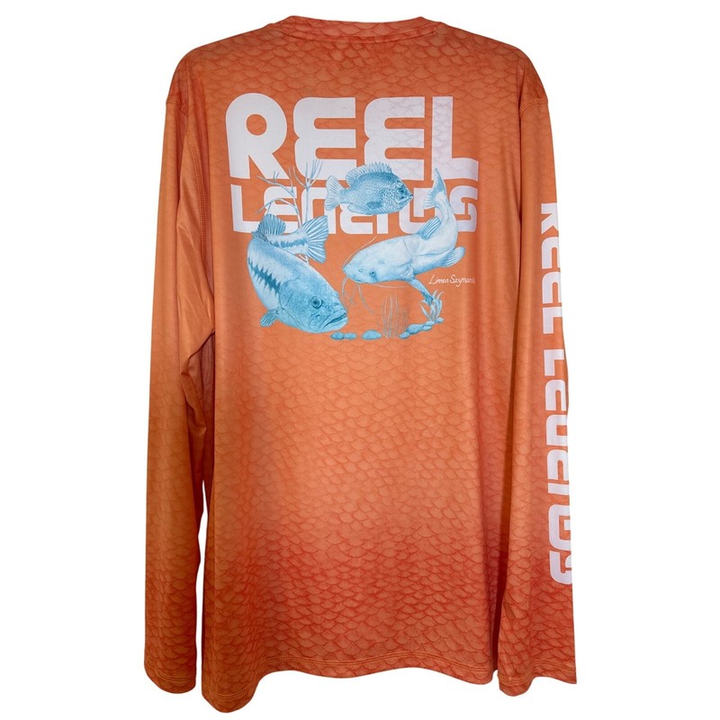NWT Reel Legends, Lea Schmanski, Large Reel Tec UPS 50 Quick Dry Wicking Shirt gallery