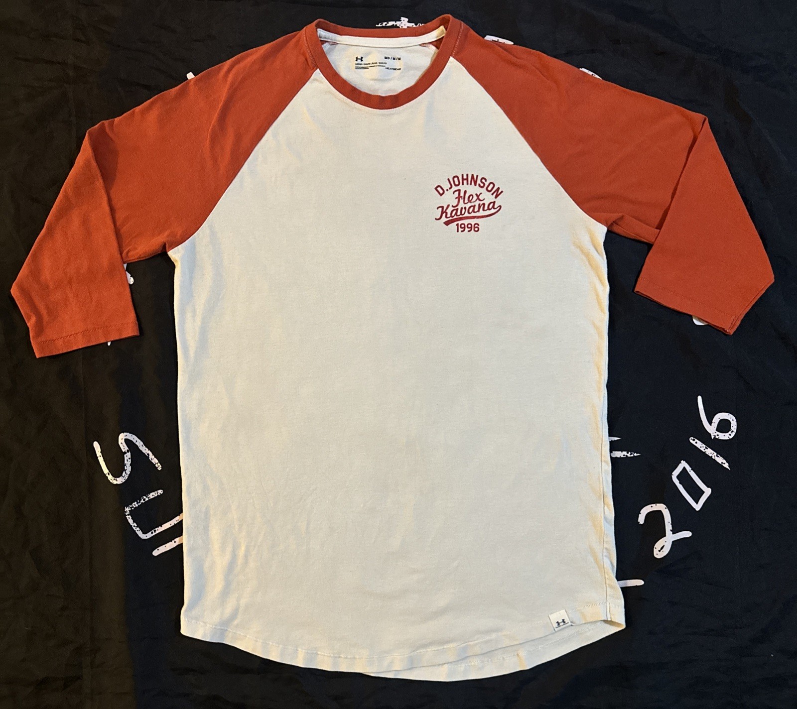 Under Armour Project Rock Flex Kavana Shirt Men’s M Hawaii Wrestling Raglan Tee gallery