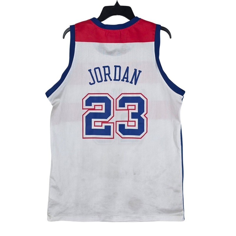 Reebok Jersey Jordan Washington Bullets Hardwood Classics NBA #23 Men M Vtg gallery