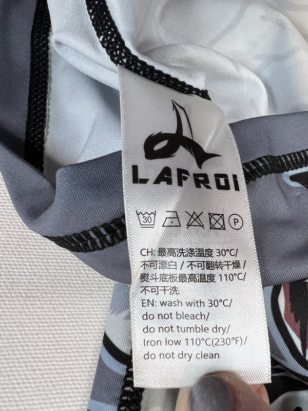 LAFROI Mens Burst Short Sleeve Wolf Graphic Base Layer Performance Shirt Sz XXL gallery