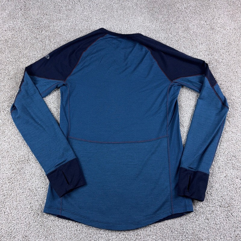 Icebreaker Shirt Mens Medium Blue Base Layer Merino Woo 260 Zone Thermal Hiking gallery
