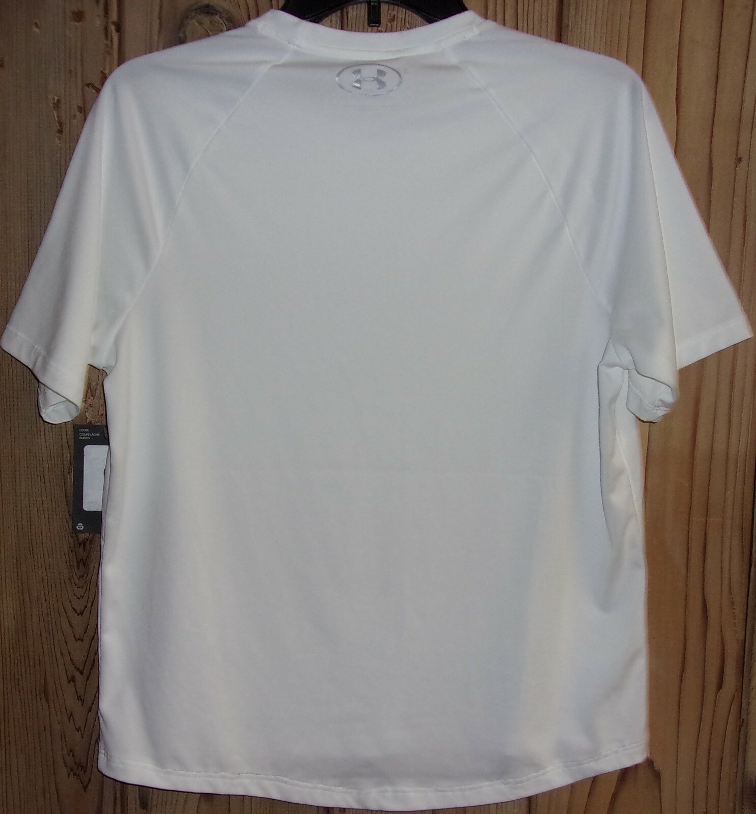 Under Armour White TECH Tee Loose Men's T-Shirt Size: Small NWT $25 gallery