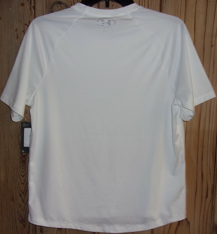 Under Armour White TECH Tee Loose Men's T-Shirt Size: Small NWT $25 gallery