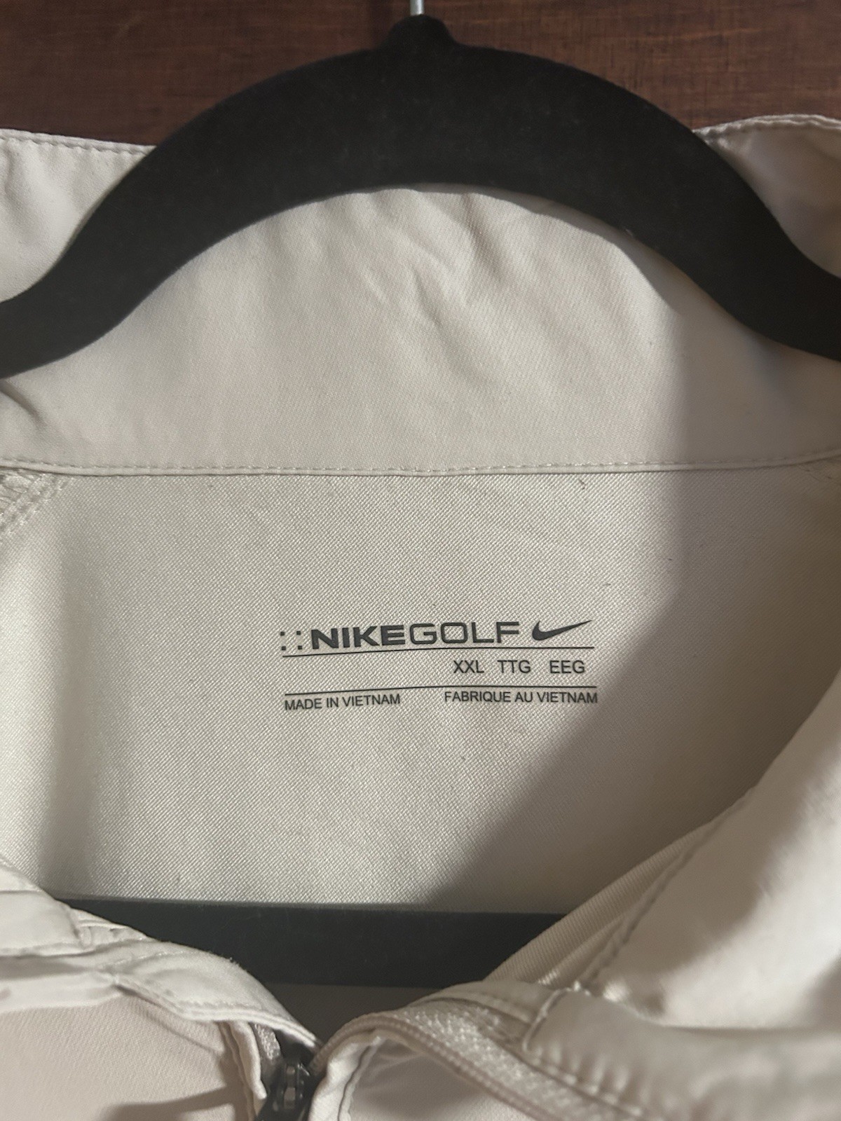 Nike Golf Men’s XXL ¼-Zip Pullover – Light Tan/Beige Wind/Performance Layer gallery