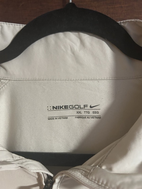 Nike Golf Men’s XXL ¼-Zip Pullover – Light Tan/Beige Wind/Performance Layer gallery