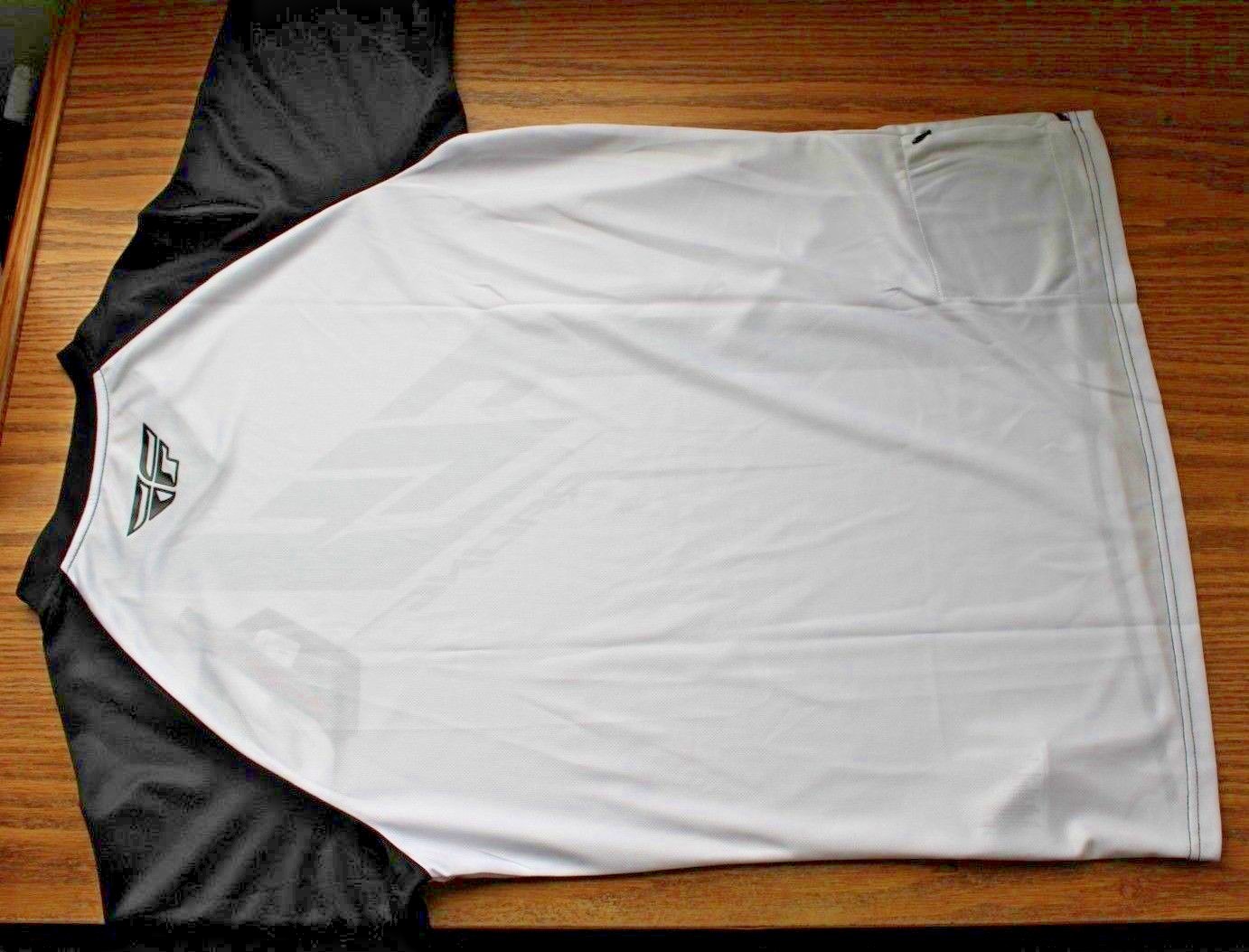 M Men's Fly Racing Super D Jersey White Black Medium New NWT gallery