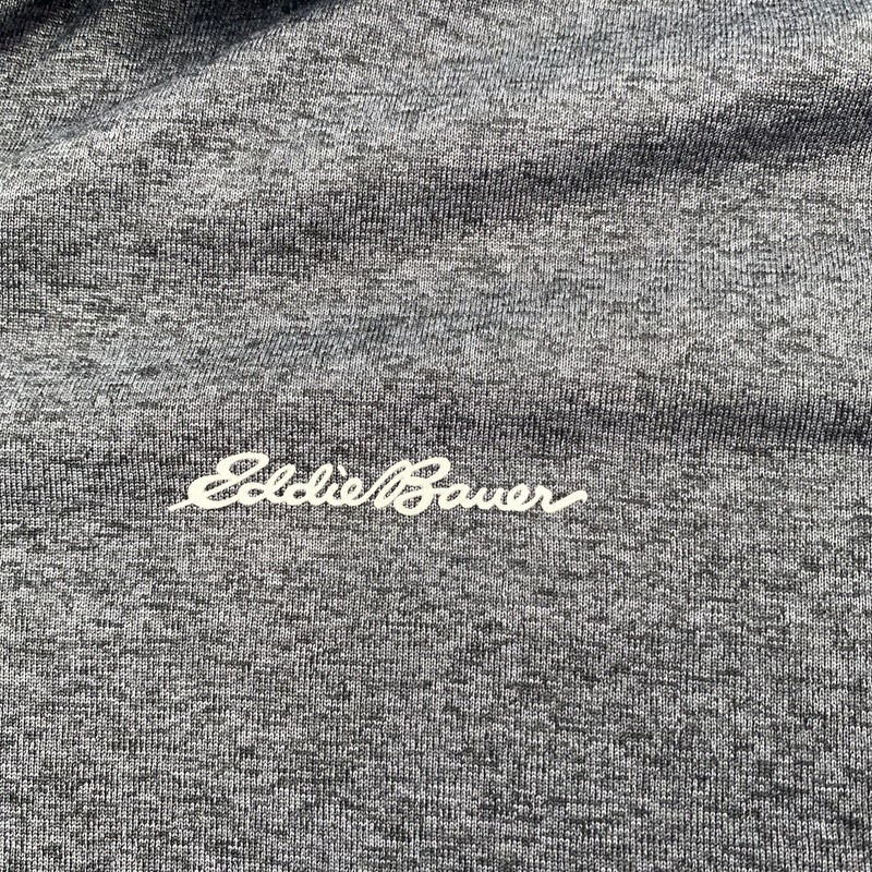 Eddie Bauer Pullover Mens 3XLT Tall Gray 1/4 Zip Motion Free Dry Performance gallery