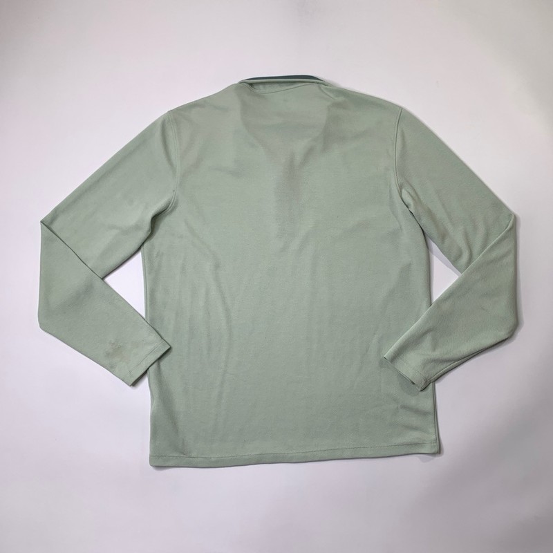 Nike Shirt Mens M Medium Honeydew Spruce Dri Fit Victory Half Zip Golf Pullover gallery