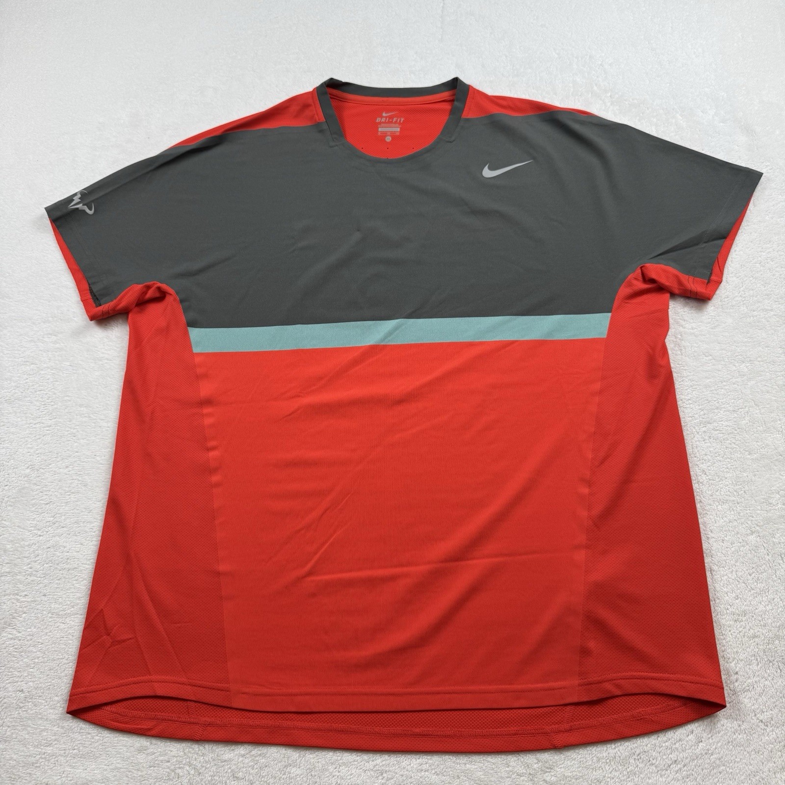 Nike Rafael Nadal Premier T-shirt Men’s XL Red Tenis Performance 2014 AU, Open gallery