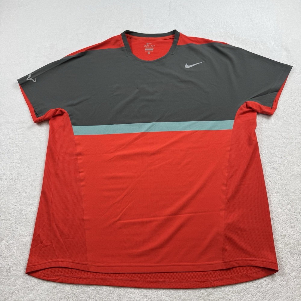 Nike Rafael Nadal Premier T-shirt Men’s XL Red Tenis Performance 2014 AU, Open