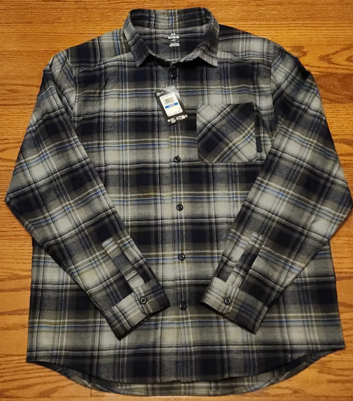 Under Armour Expanse Flannel Shirt 1386999-410 Navy Tech Blue New Men's Size XL gallery