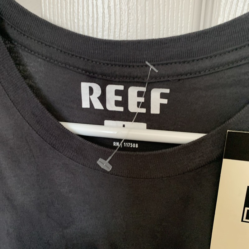 MEN'S REEF TIE DYE SHIRT Grey/White LARGE REEF Surf Club logo NWT gallery