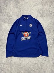 Chelsea FC Nike Training Football Long Sleeve 1/4 Zip Soccer Jersey Men’s Size S
