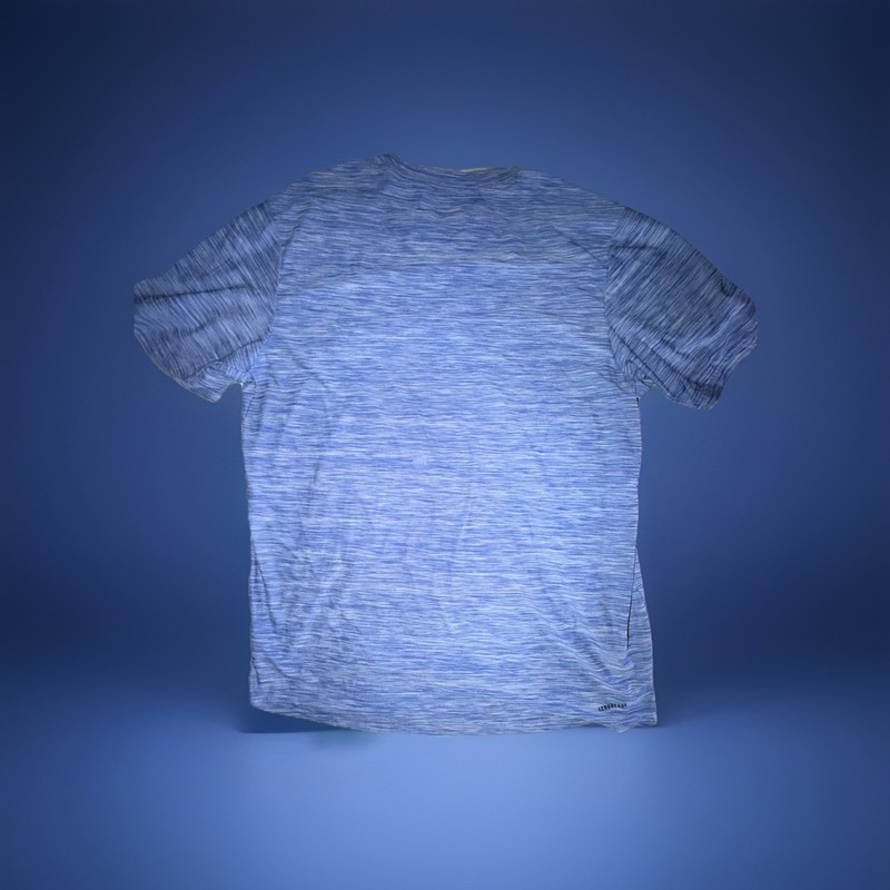 adidas AEROREADY Primegreen Blue Heather Men's Short Sleeve Crew Neck Tee L gallery