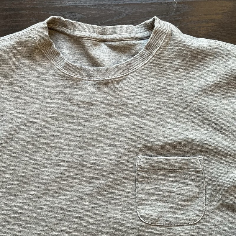Vuori Jeffreys Pullover Shirt Classic Thermal Crewneck Sweatshirt Gray Mens XL gallery