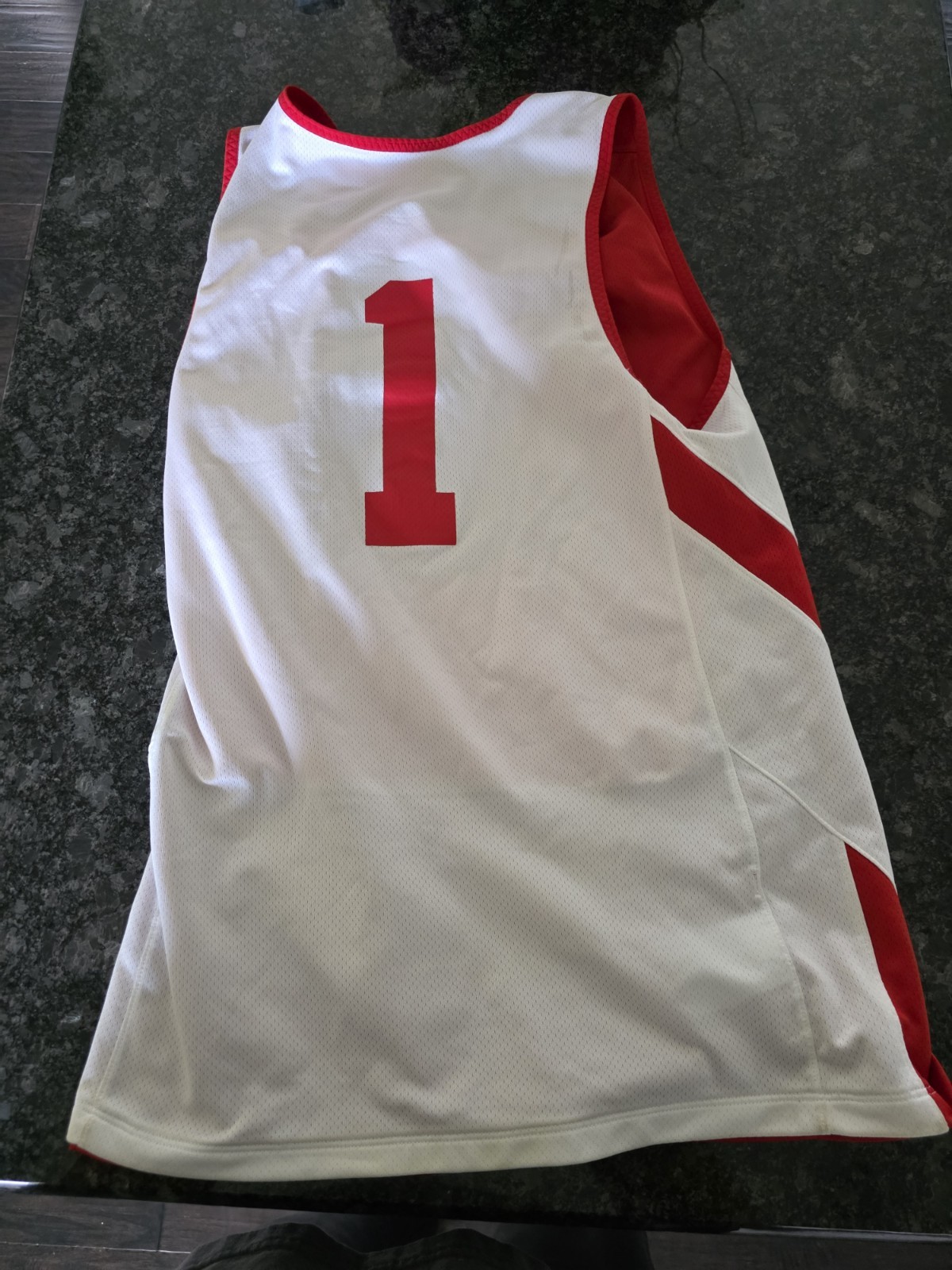 Nike Kobe Bryant Reversible Jersey Red & White Men Dri-Fit Loose Size S gallery